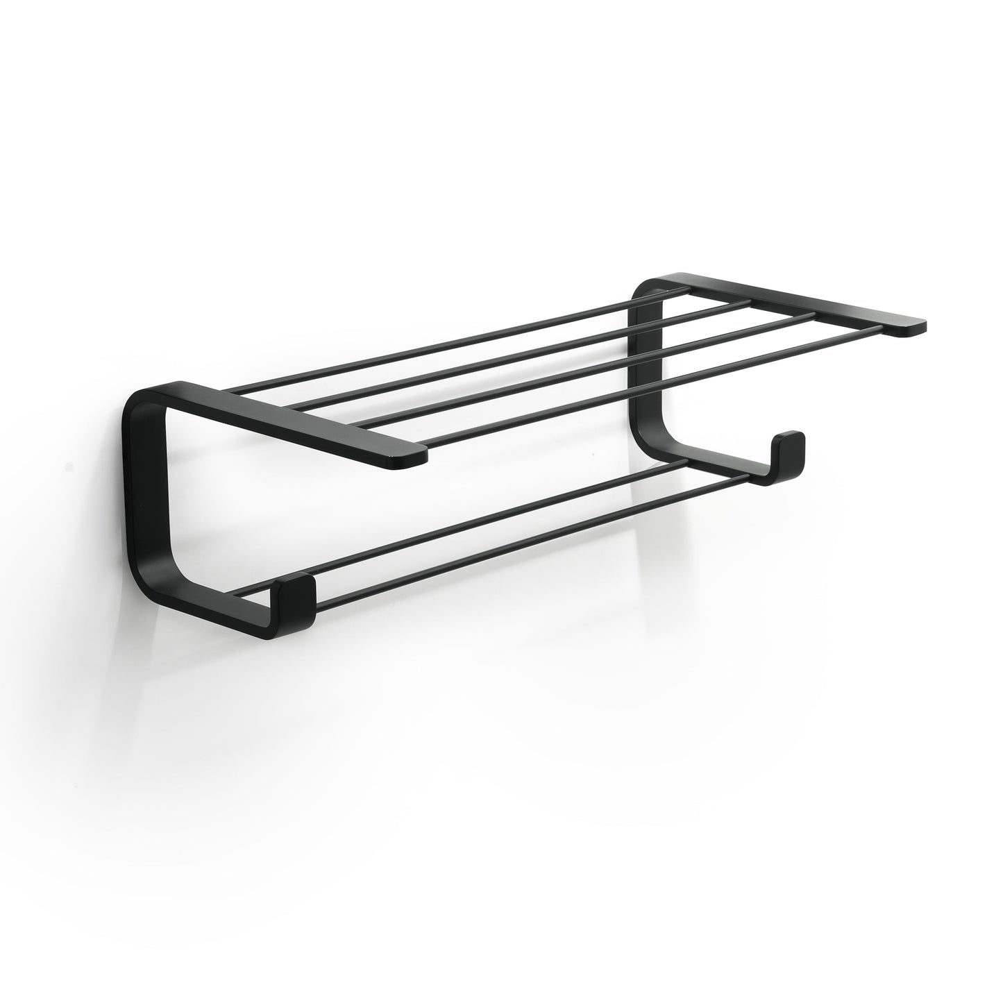 Origins Living Gedy Outline Double Towel Rack Matt Black