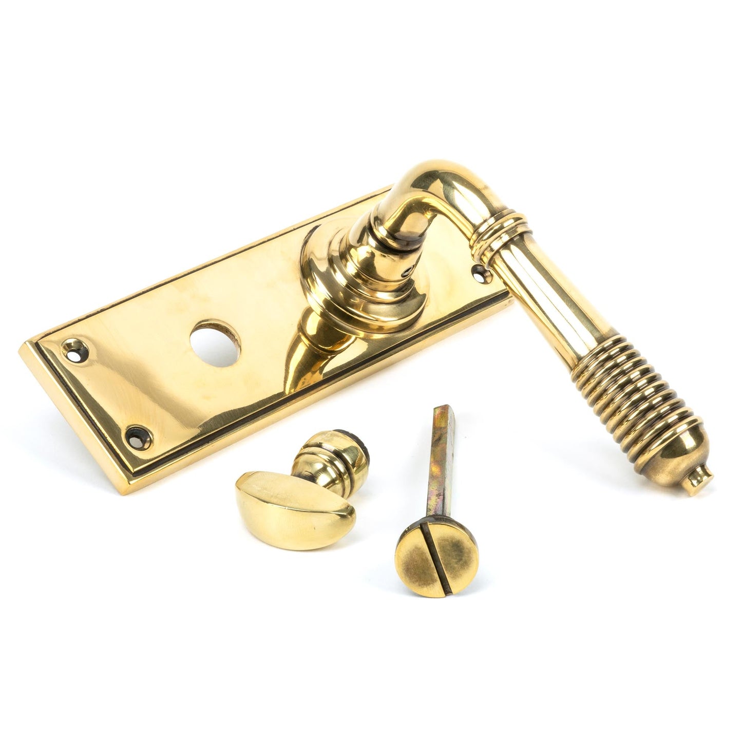 From The Anvil Reeded Lever Bathroom Set