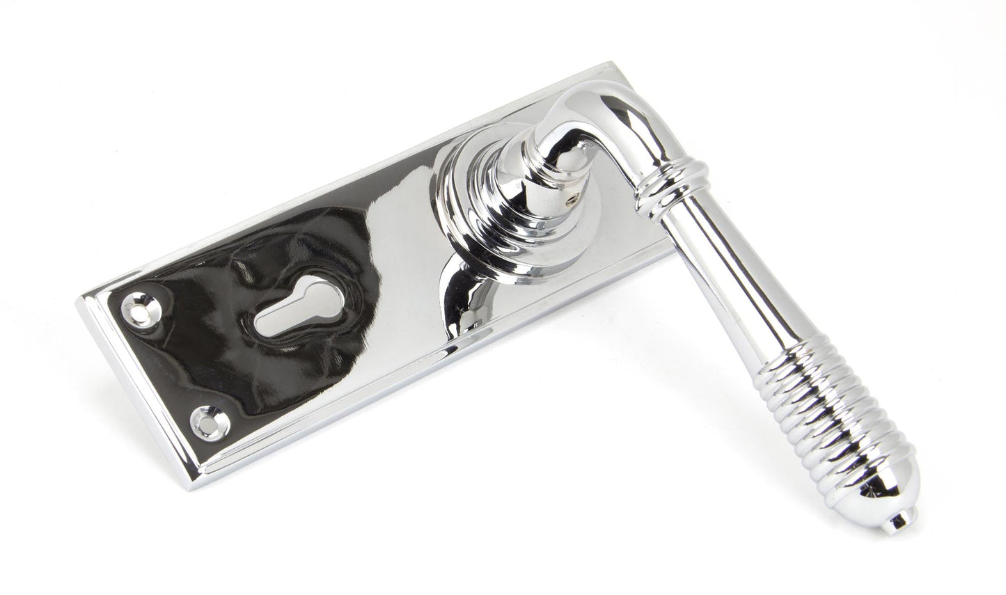 From The Anvil Reeded Lever Lock Set