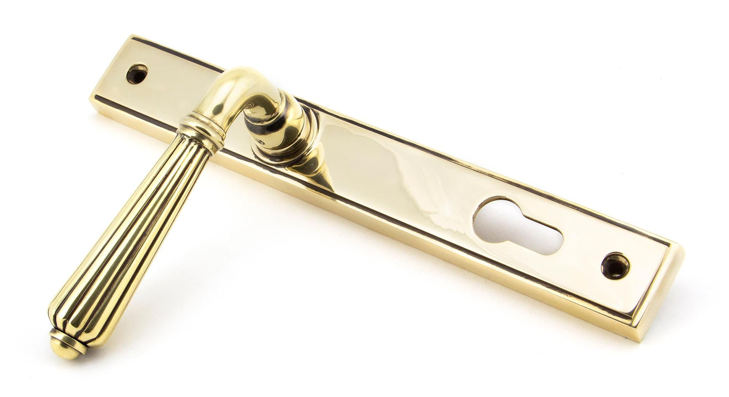 From The Anvil Hinton Slimline Lever Espag. Lock Set