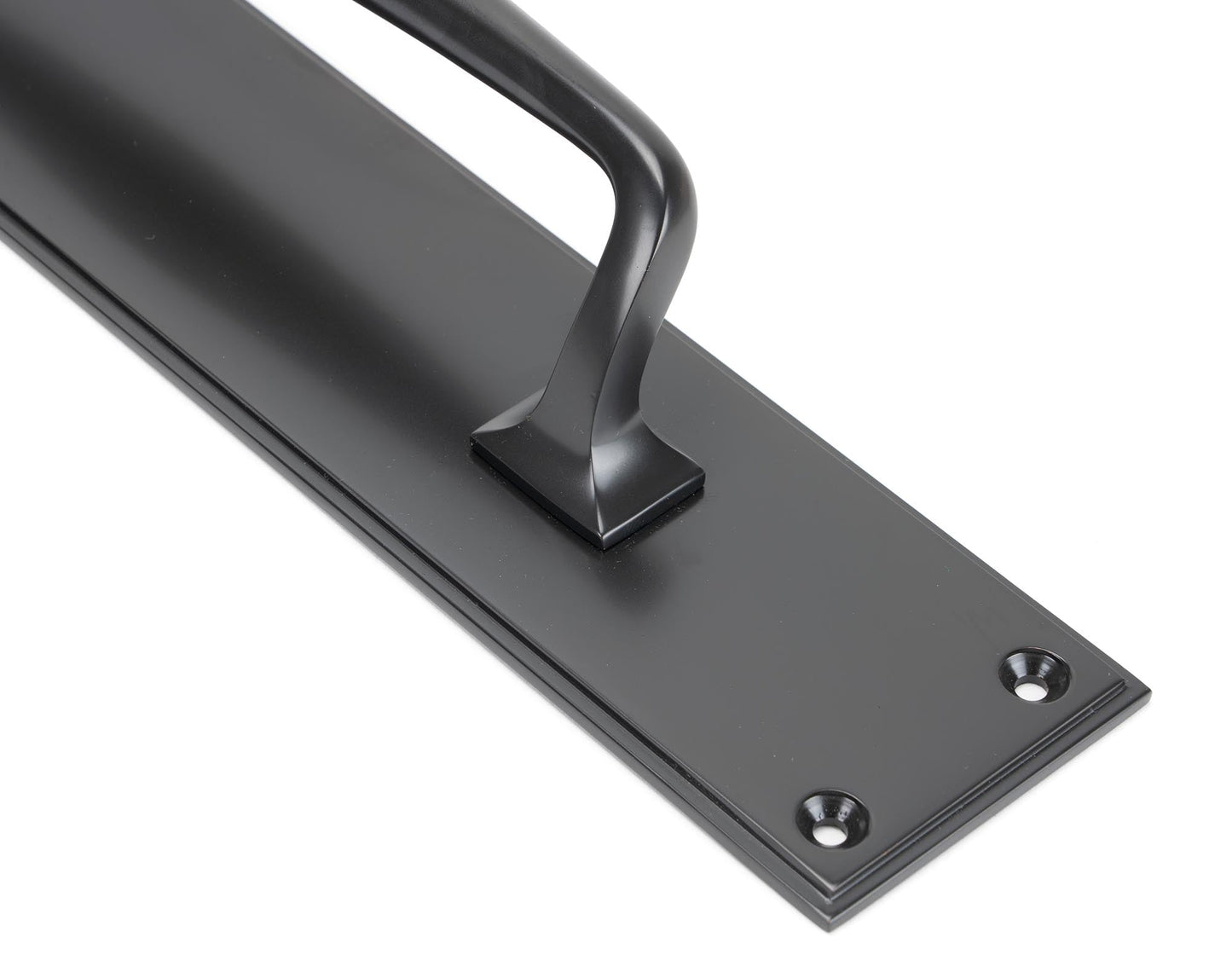 From The Anvil Art Deco Pull Handle On Backplate