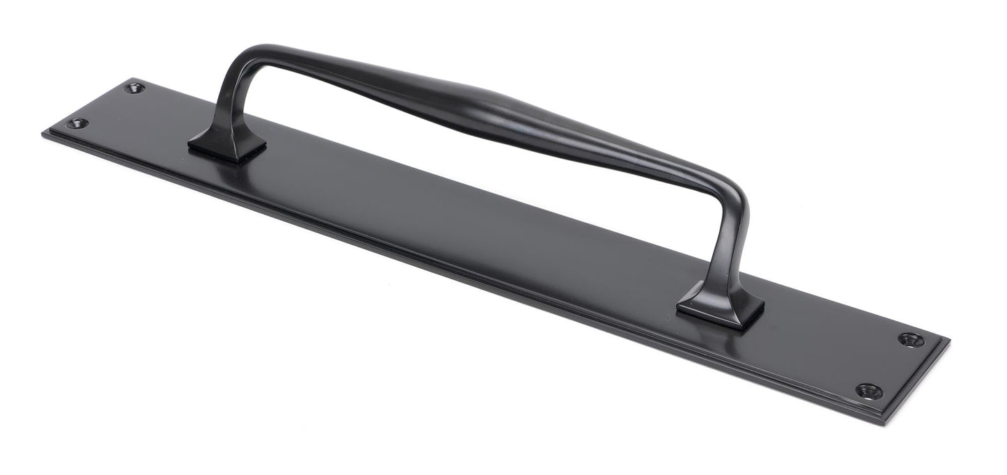 From The Anvil Art Deco Pull Handle On Backplate