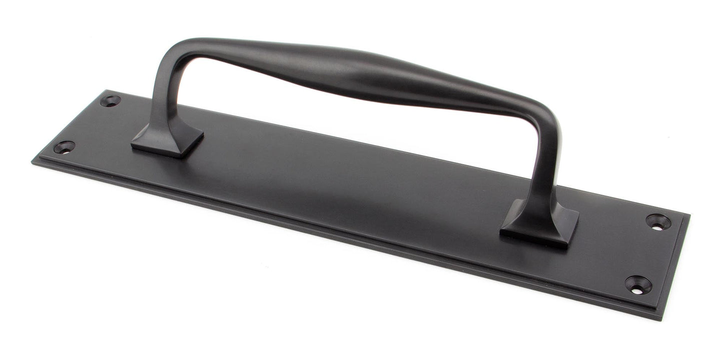 From The Anvil Art Deco Pull Handle On Backplate