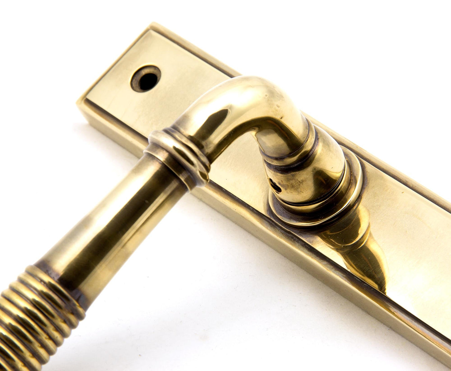 From The Anvil Reeded Slimline Lever Espag. Latch Set