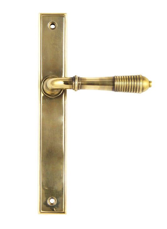 From The Anvil Reeded Slimline Lever Espag. Latch Set