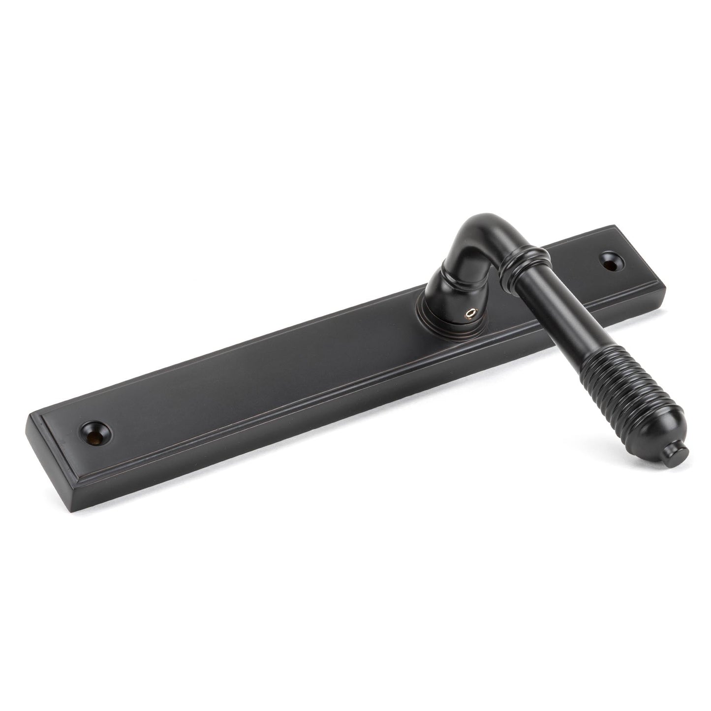 From The Anvil Reeded Slimline Lever Espag. Latch Set