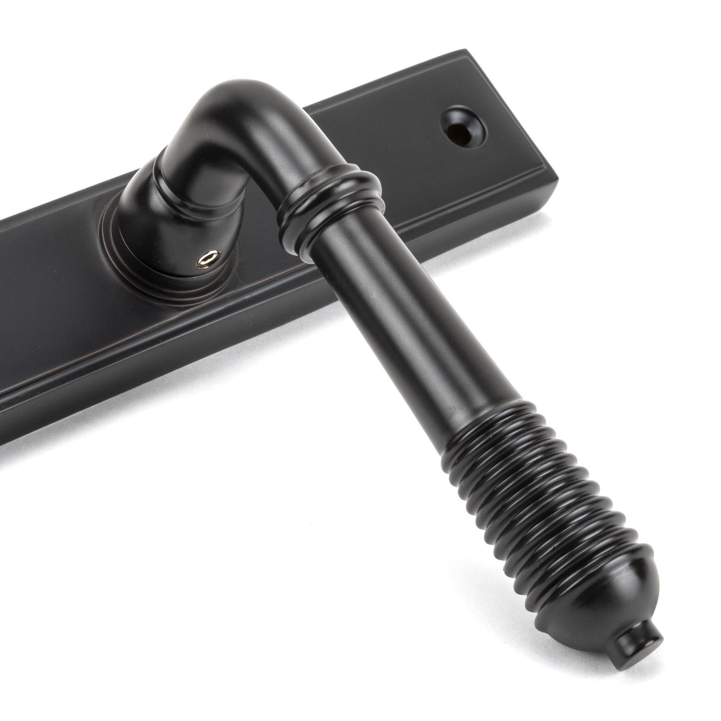 From The Anvil Reeded Slimline Lever Espag. Latch Set