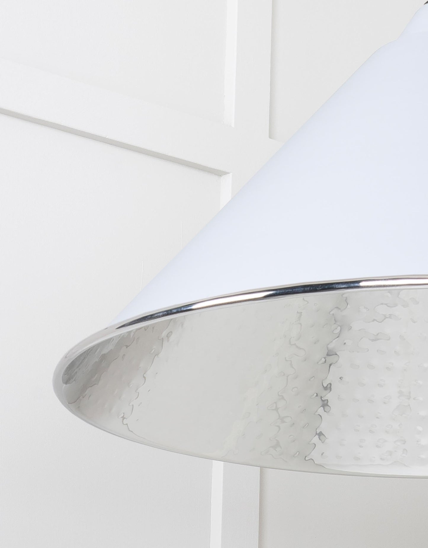 From The Anvil Hammered Nickel Hockley Pendant