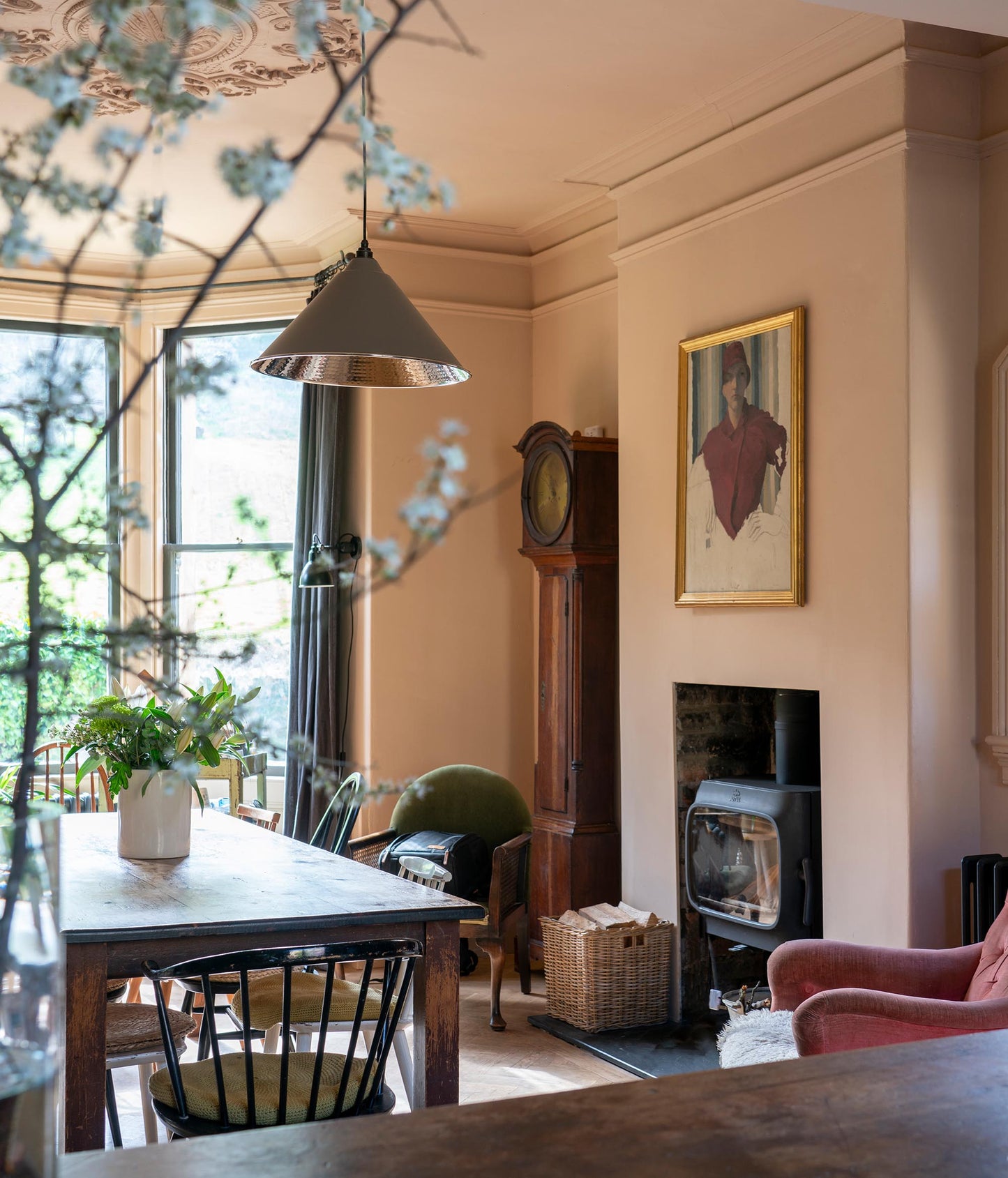 From The Anvil Hammered Nickel Hockley Pendant