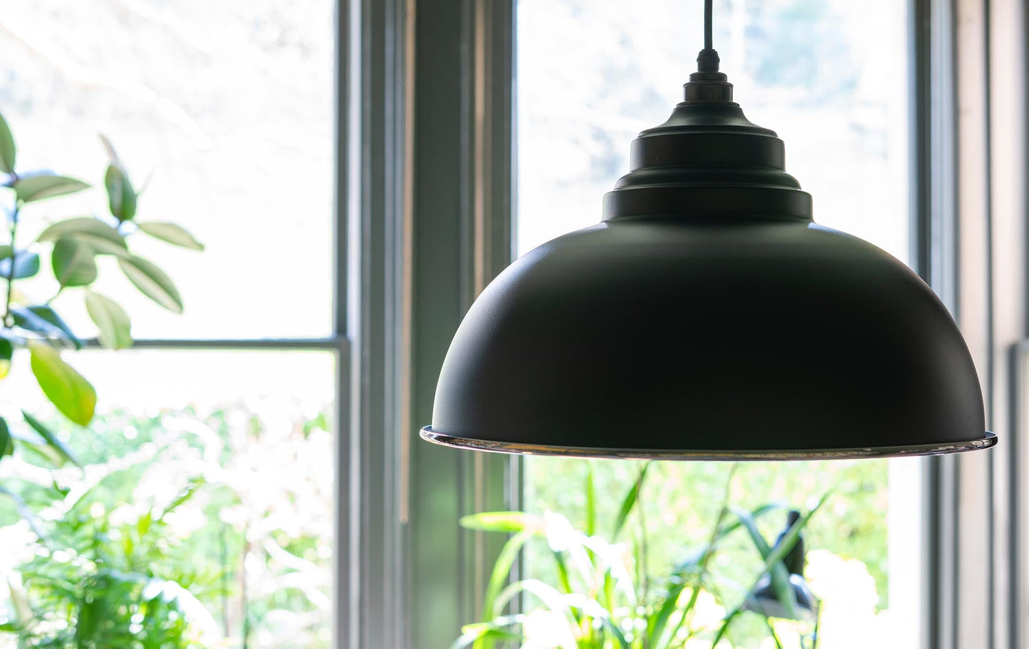 From The Anvil Hammered Nickel Harborne Pendant