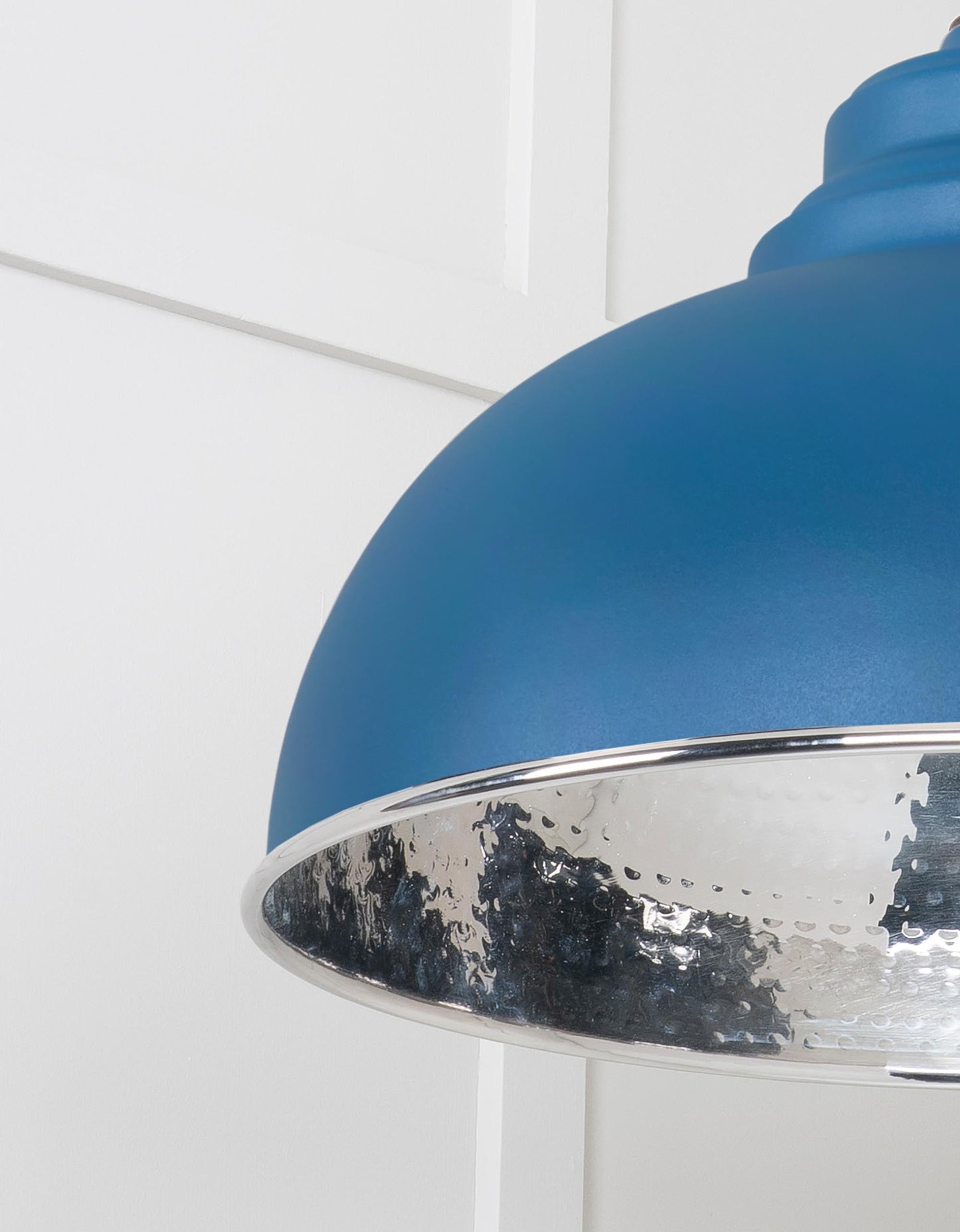 From The Anvil Hammered Nickel Harborne Pendant