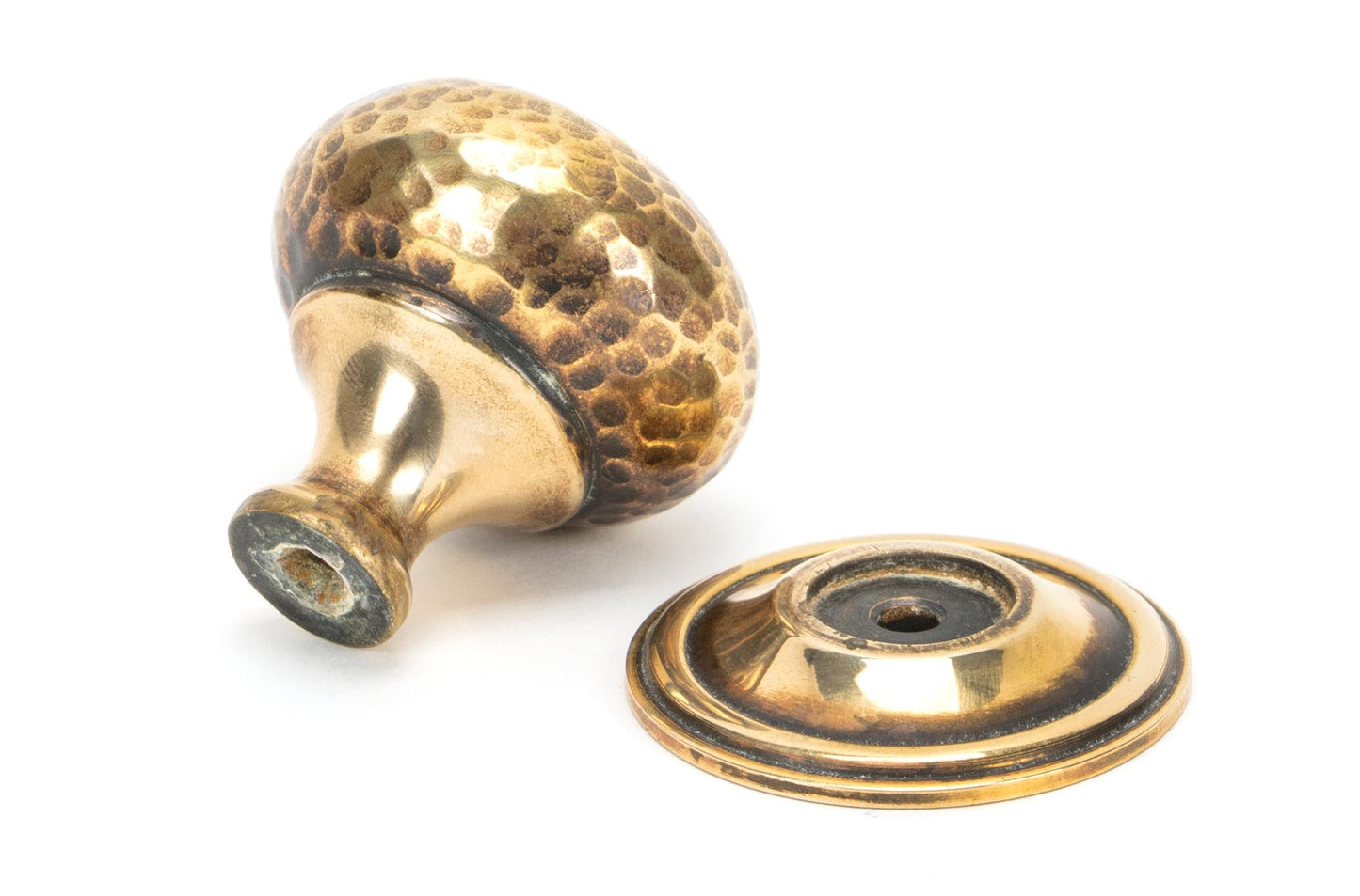 From The Anvil Hammered Mushroom Cabinet Knob