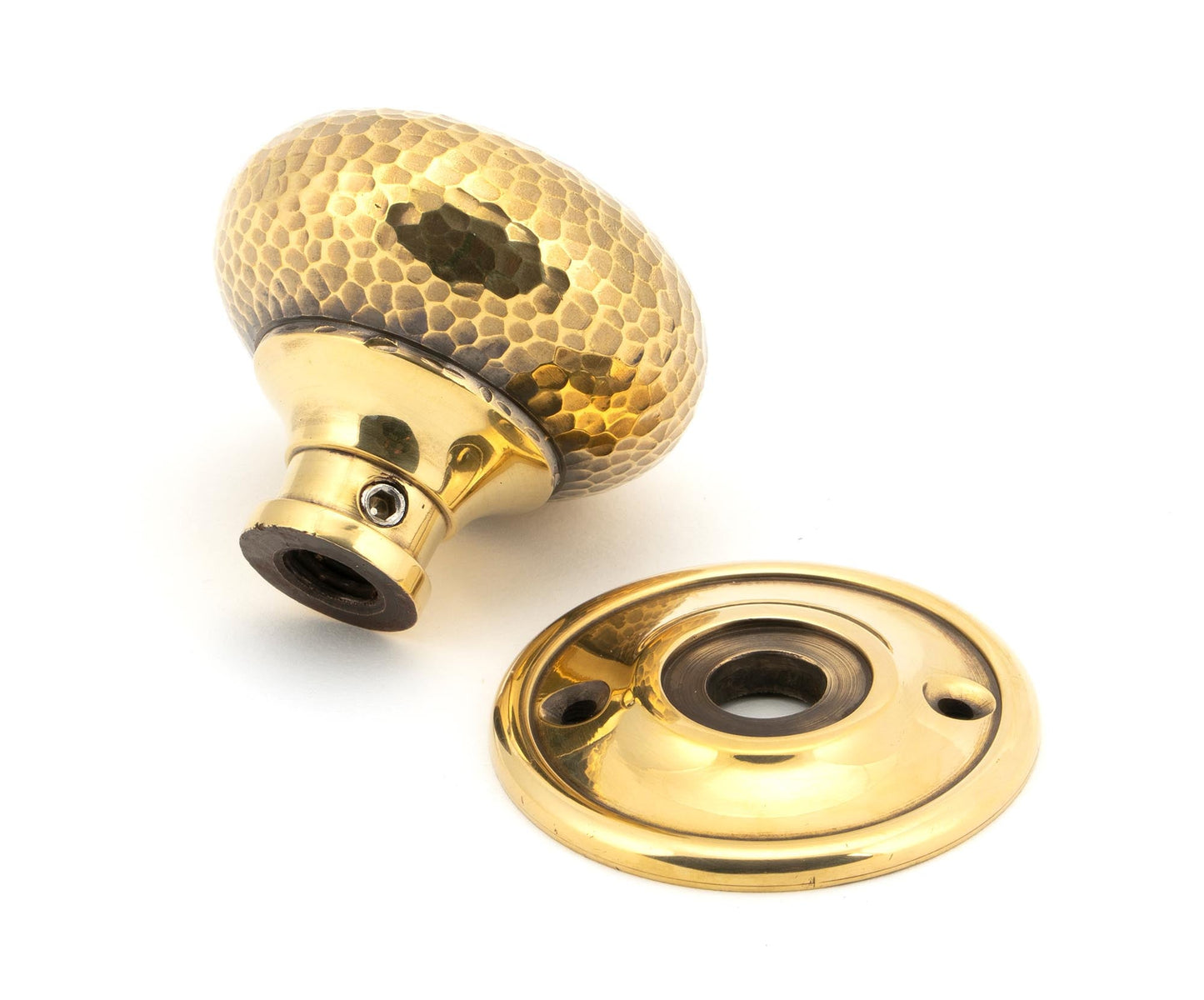 From The Anvil Hammered Mushroom Mortice/Rim Knob Set