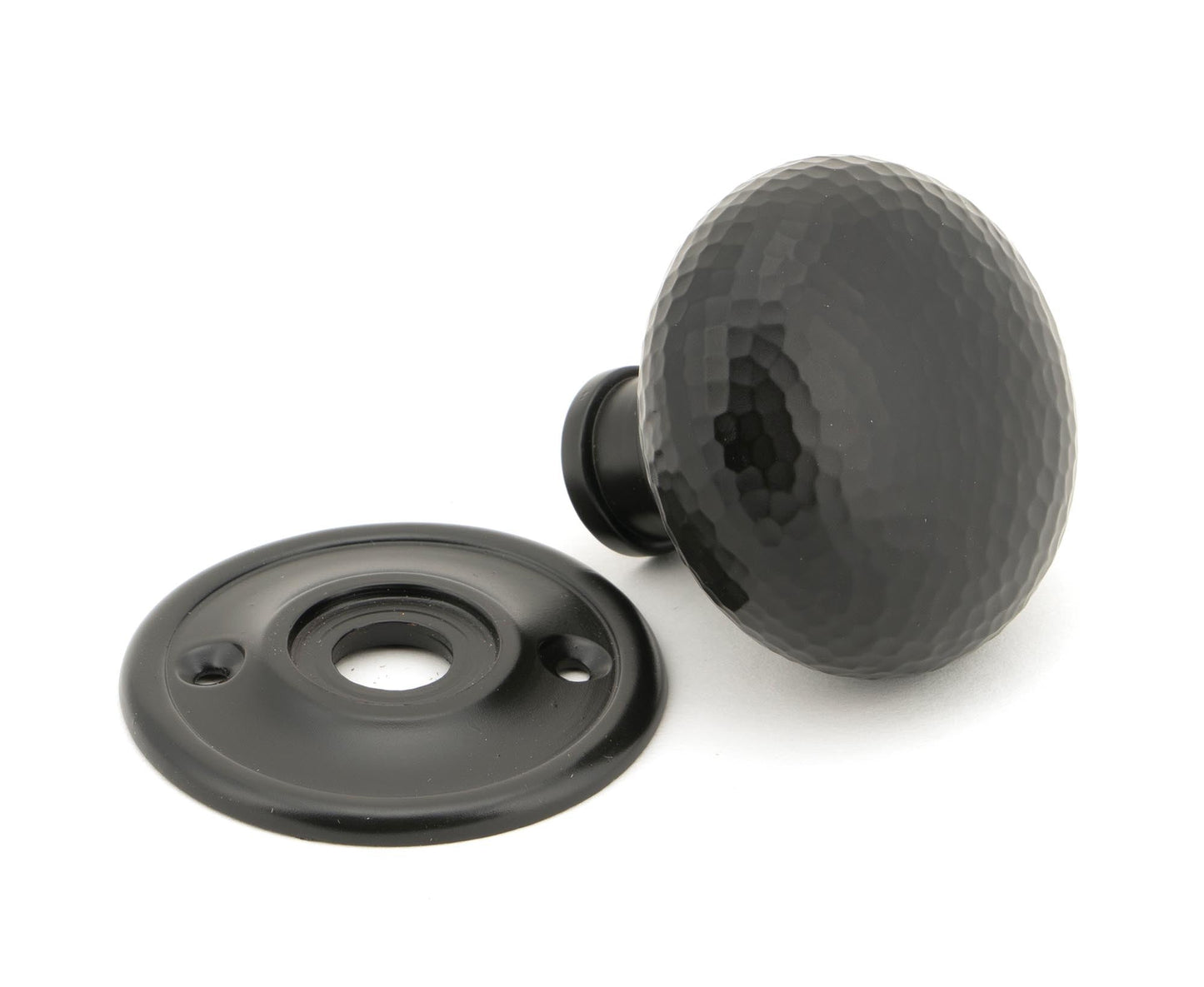 From The Anvil Hammered Mushroom Mortice/Rim Knob Set