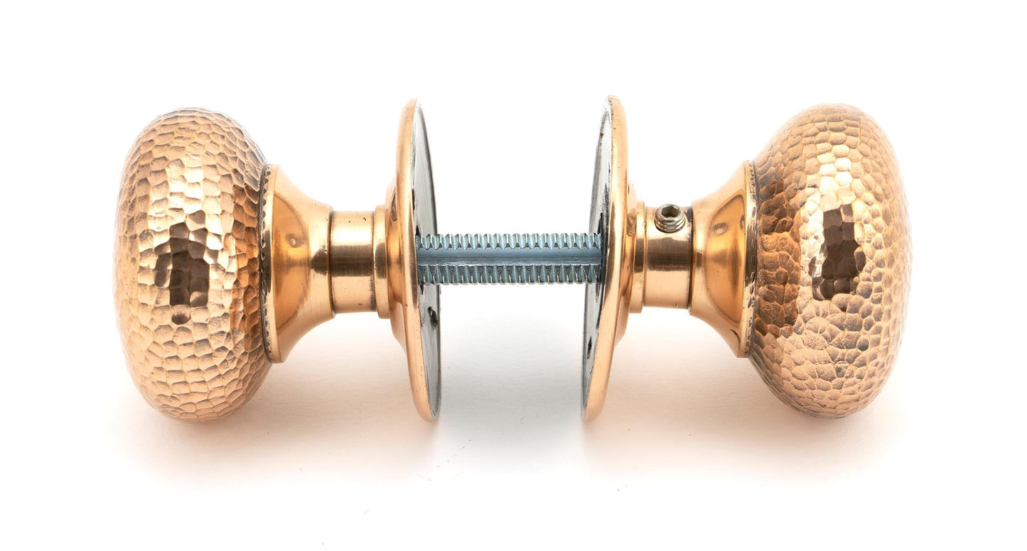 From The Anvil Hammered Mushroom Mortice/Rim Knob Set