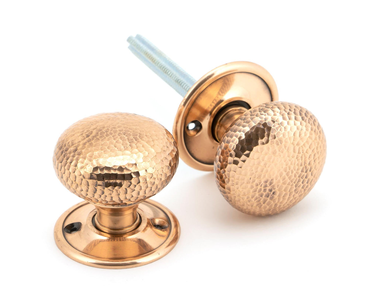 From The Anvil Hammered Mushroom Mortice/Rim Knob Set