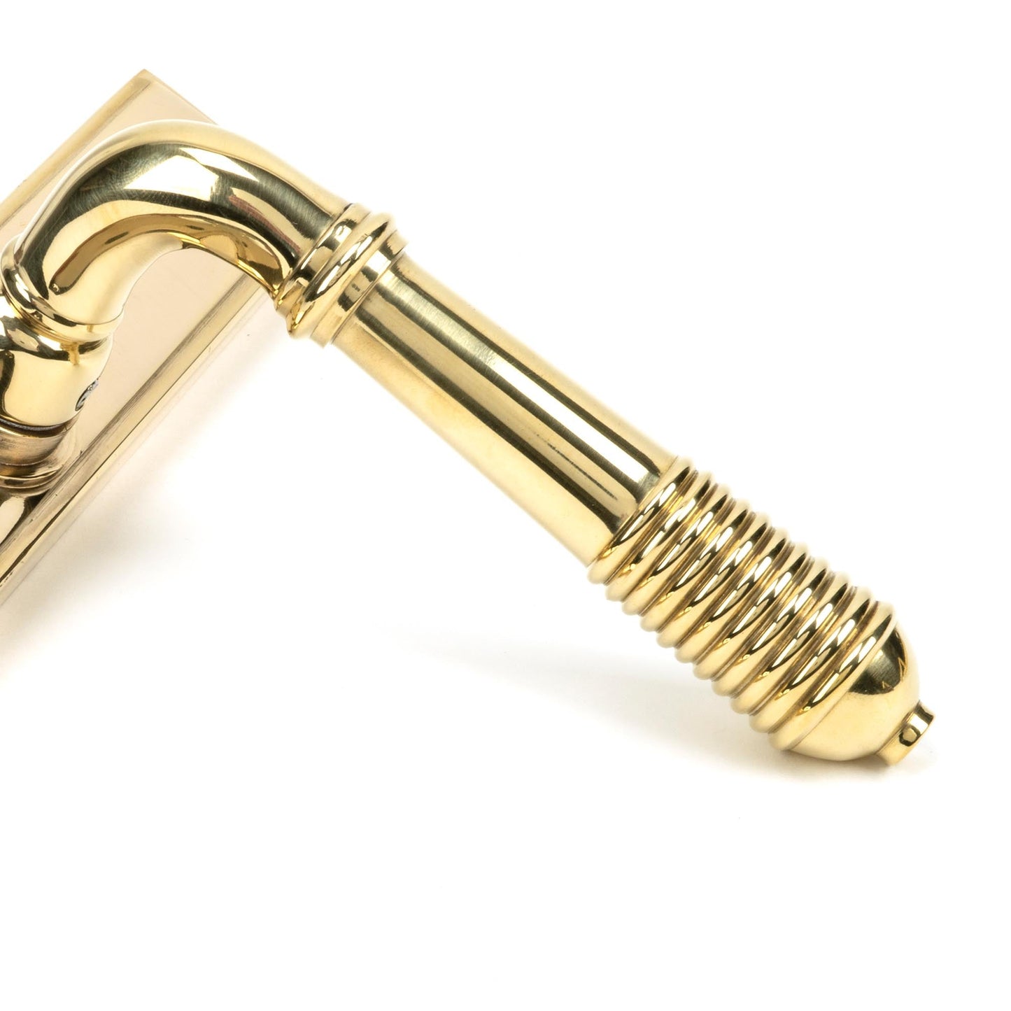 From The Anvil Reeded Slimline Lever Espag. Lock Set