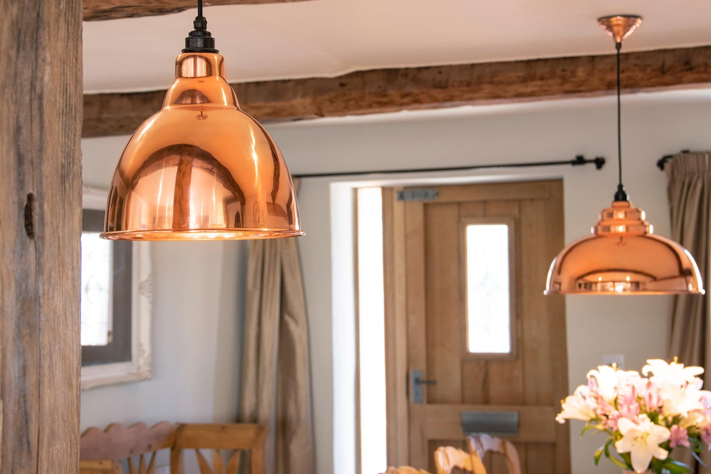 From The Anvil Hammered Copper Brindley Pendant