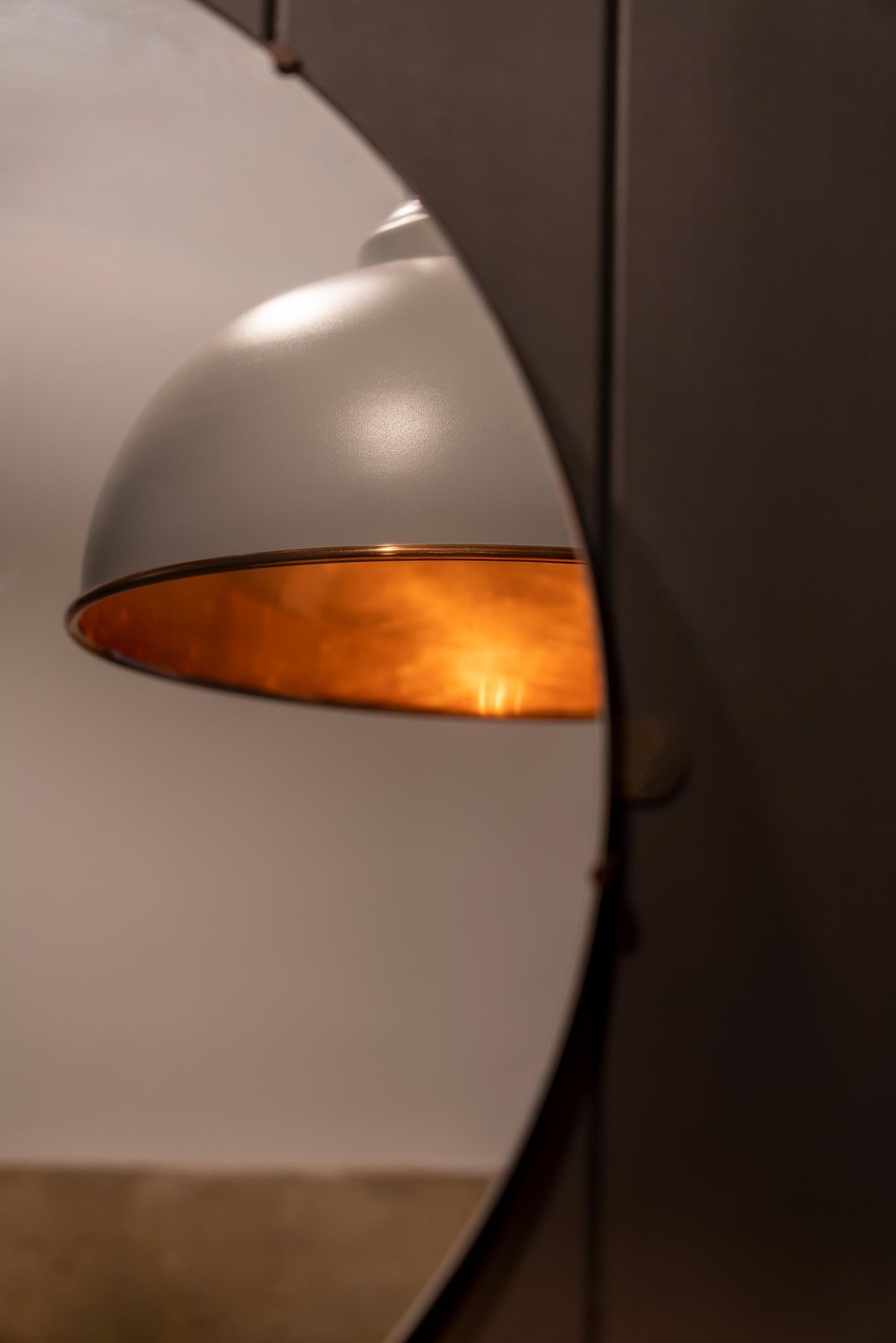 From The Anvil Smooth Copper Harborne Pendant