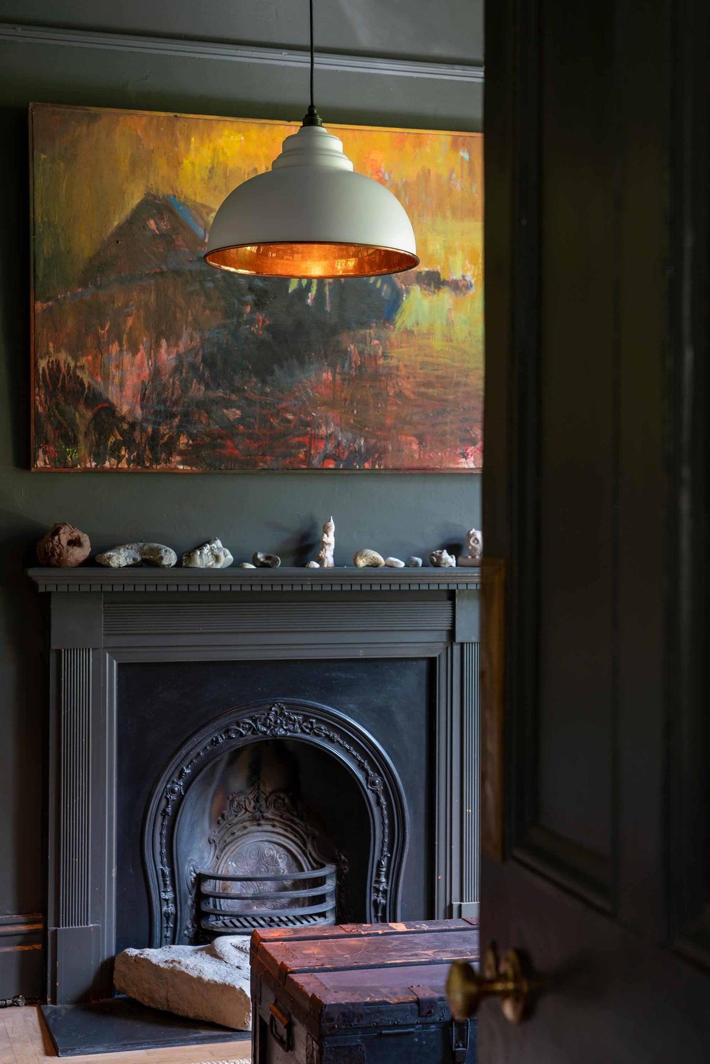 From The Anvil Smooth Copper Harborne Pendant