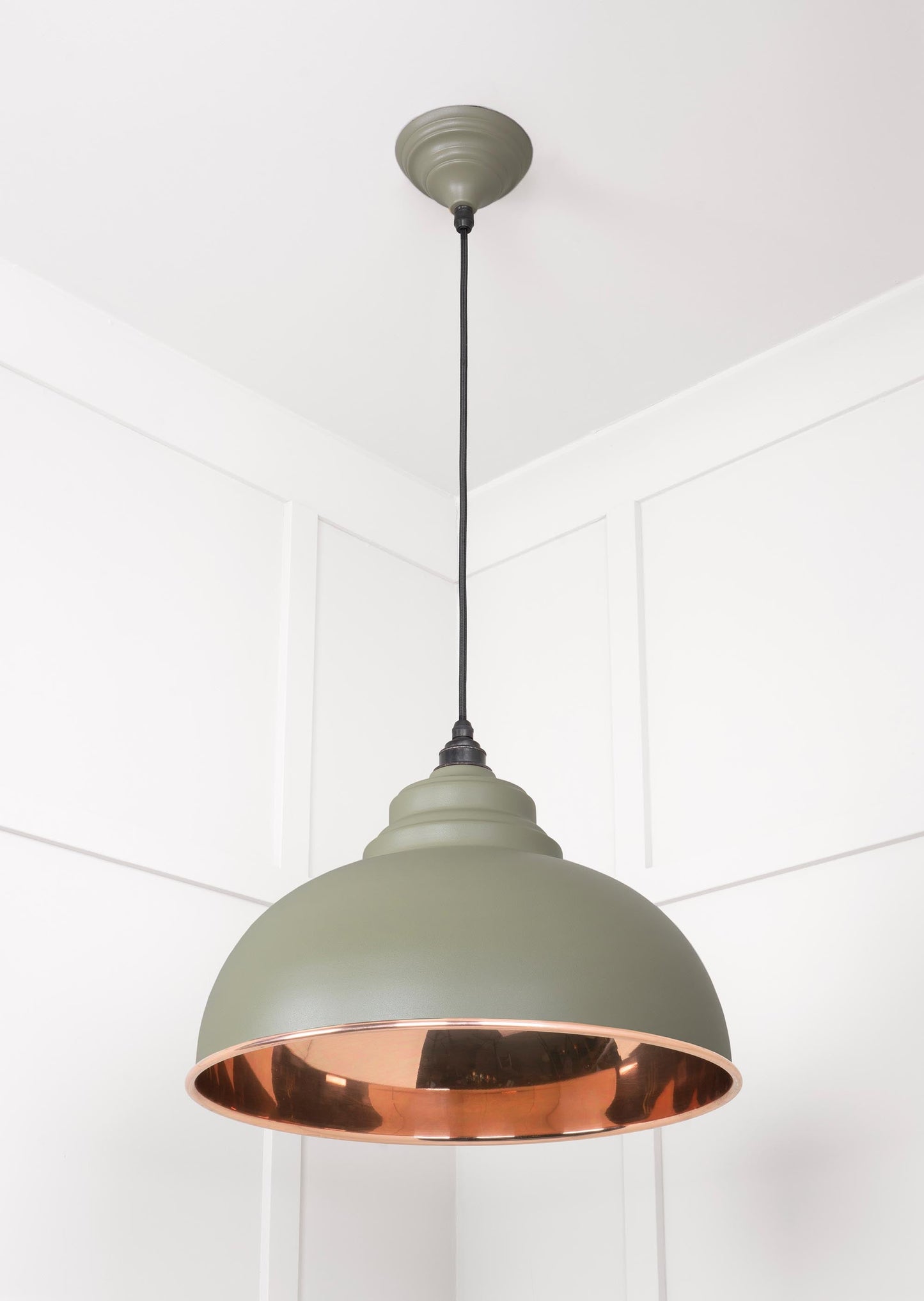 From The Anvil Smooth Copper Harborne Pendant
