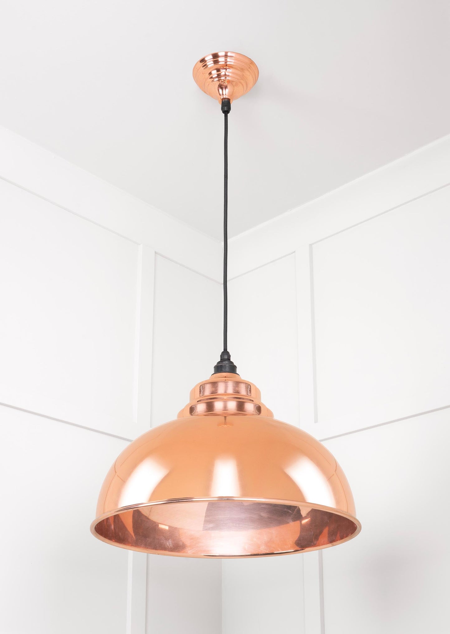 From The Anvil Smooth Copper Harborne Pendant