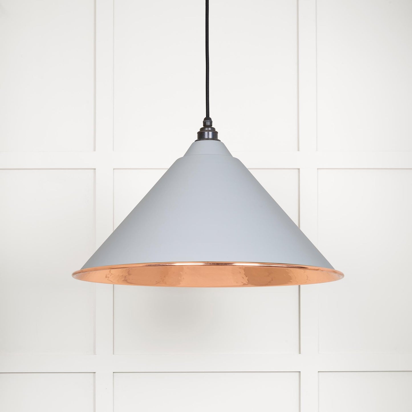 From The Anvil Hammered Copper Hockley Pendant