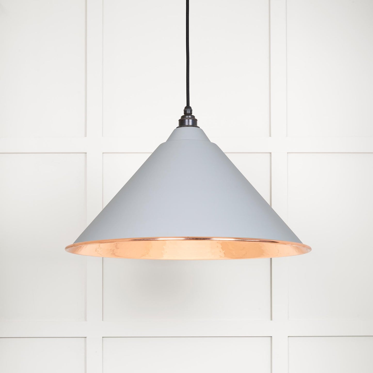 From The Anvil Hammered Copper Hockley Pendant