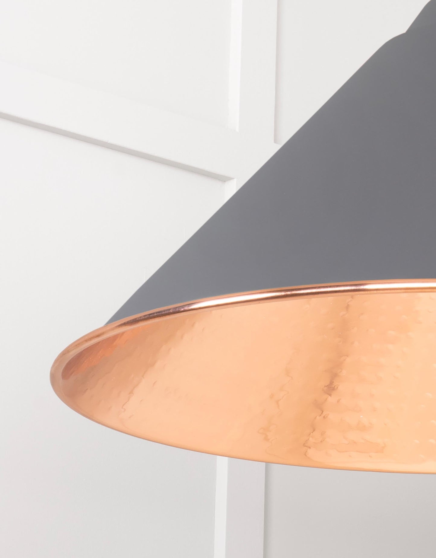 From The Anvil Hammered Copper Hockley Pendant