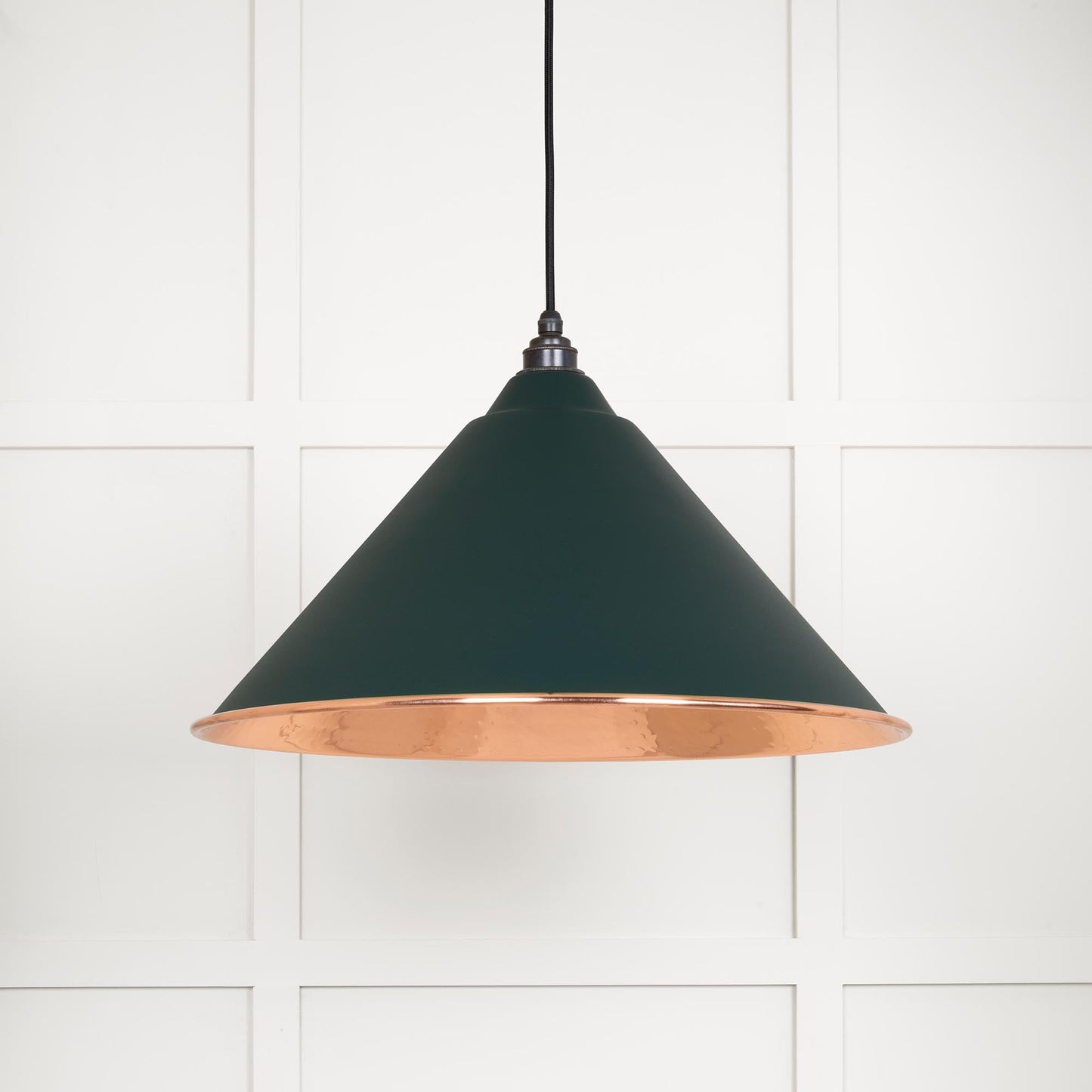 From The Anvil Hammered Copper Hockley Pendant