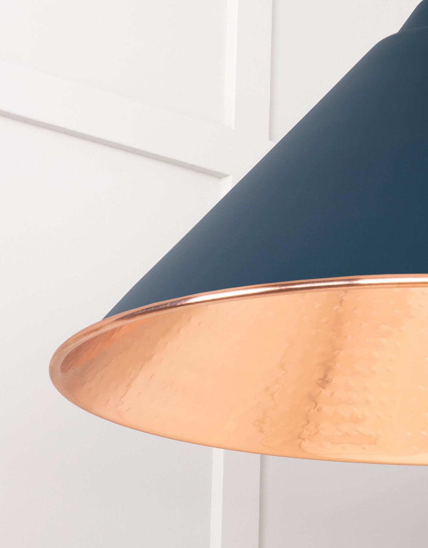 From The Anvil Hammered Copper Hockley Pendant
