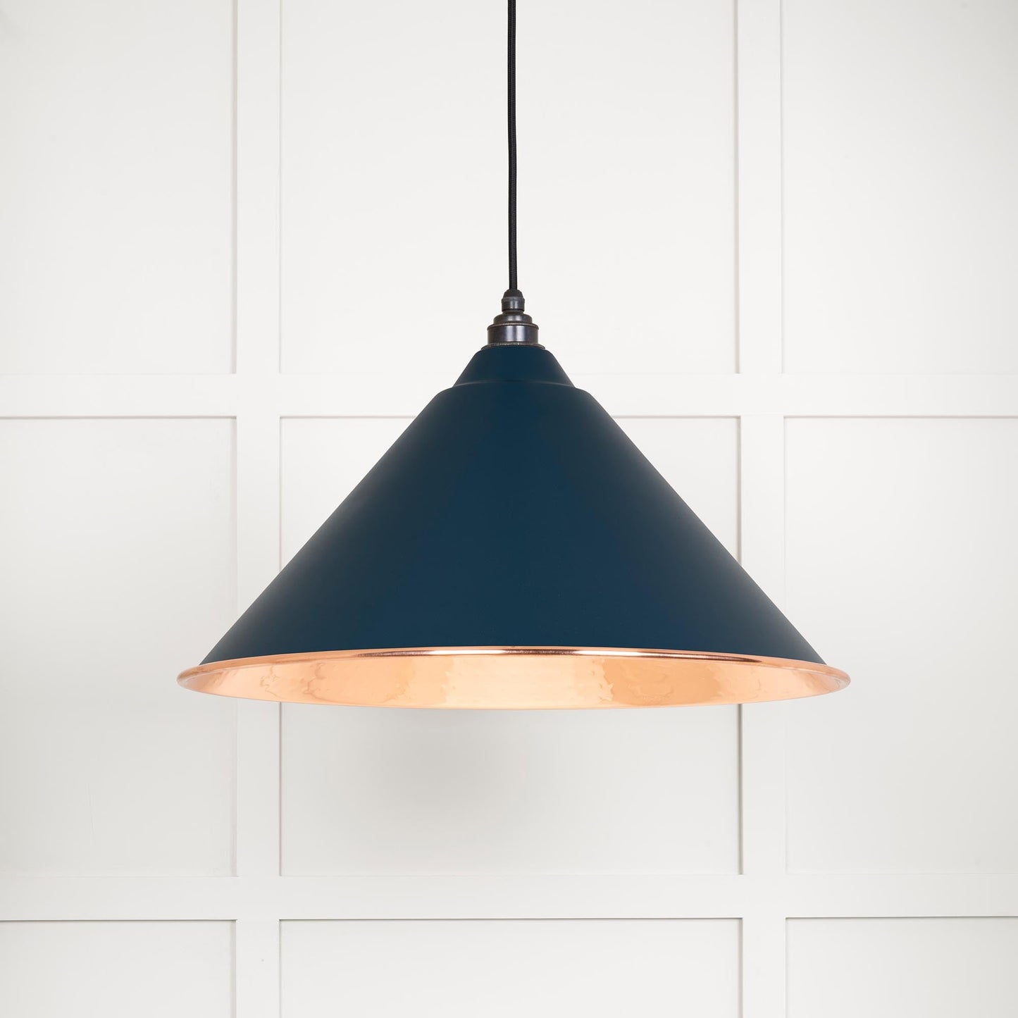 From The Anvil Hammered Copper Hockley Pendant