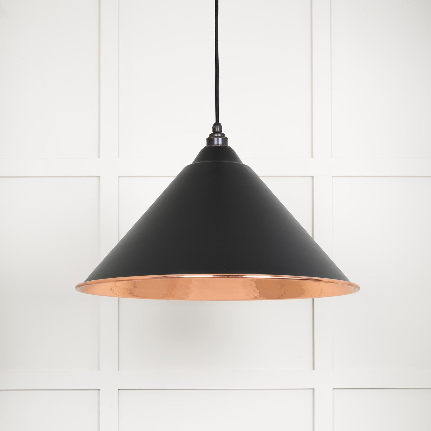 From The Anvil Hammered Copper Hockley Pendant