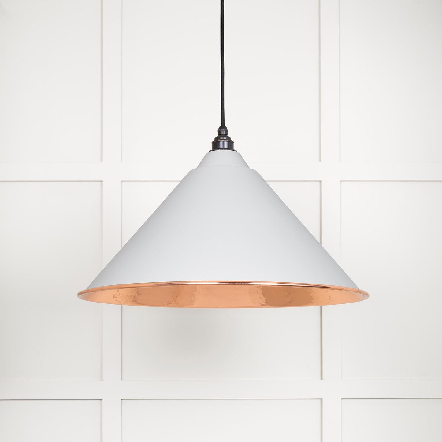 From The Anvil Hammered Copper Hockley Pendant
