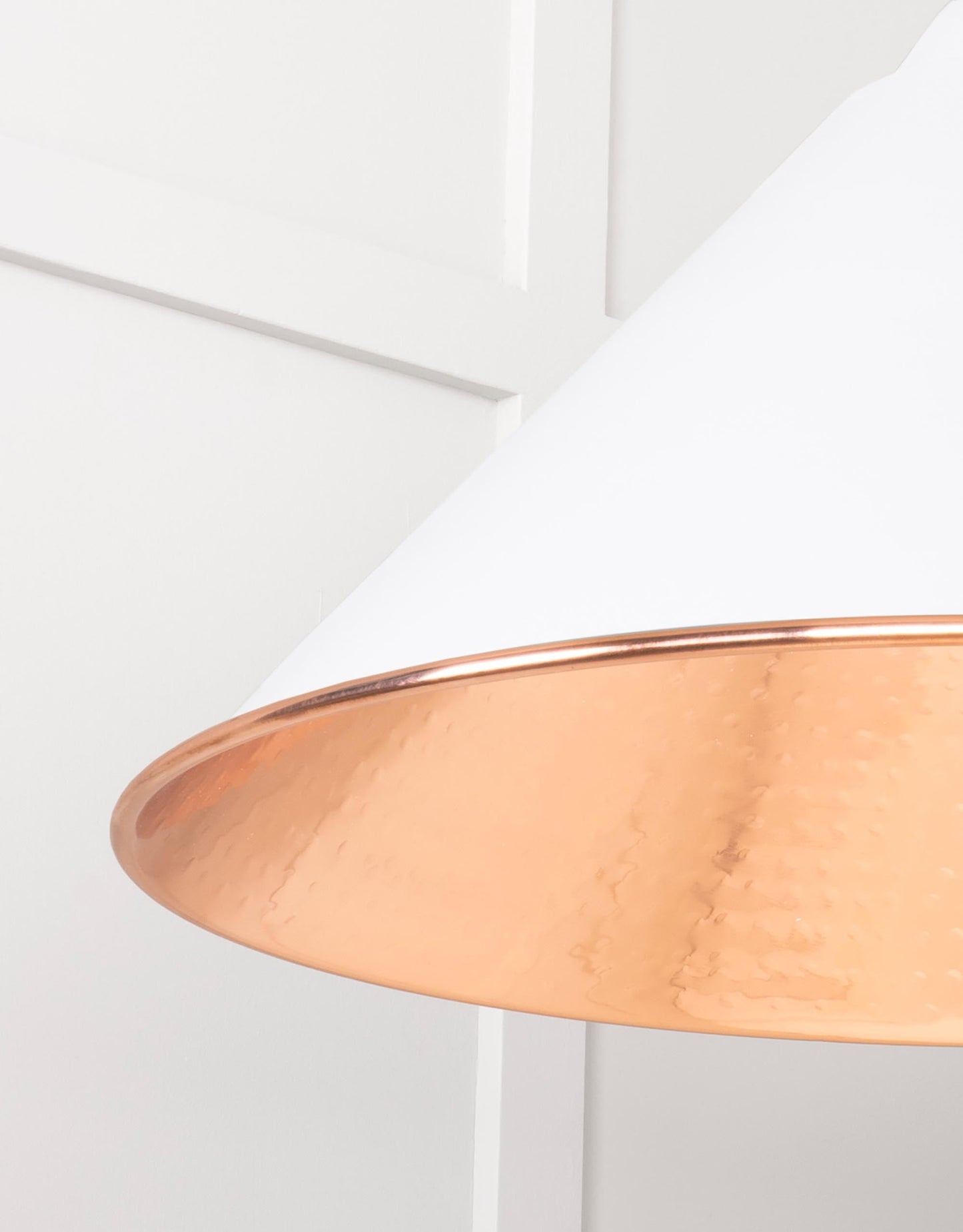 From The Anvil Hammered Copper Hockley Pendant