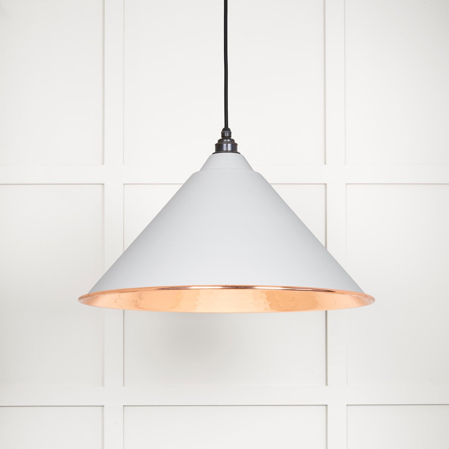 From The Anvil Hammered Copper Hockley Pendant
