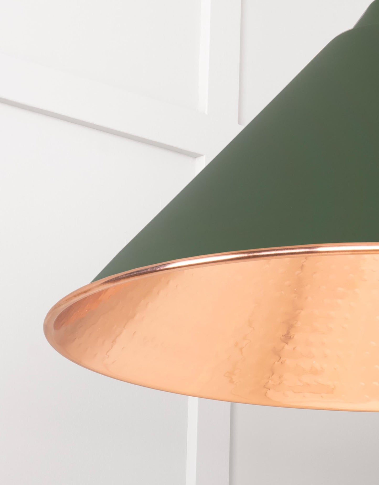 From The Anvil Hammered Copper Hockley Pendant