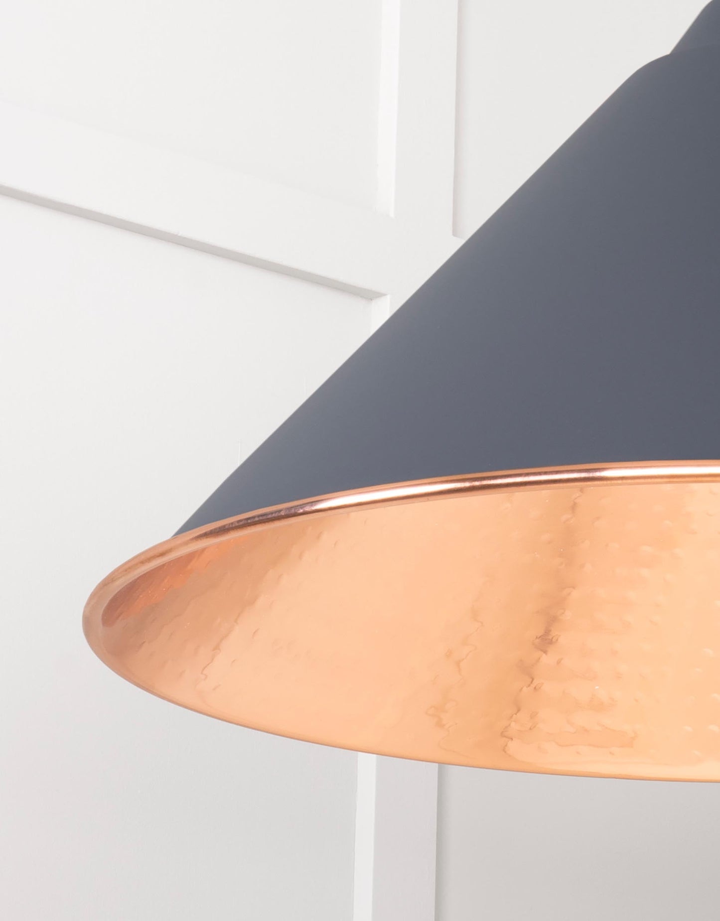 From The Anvil Hammered Copper Hockley Pendant