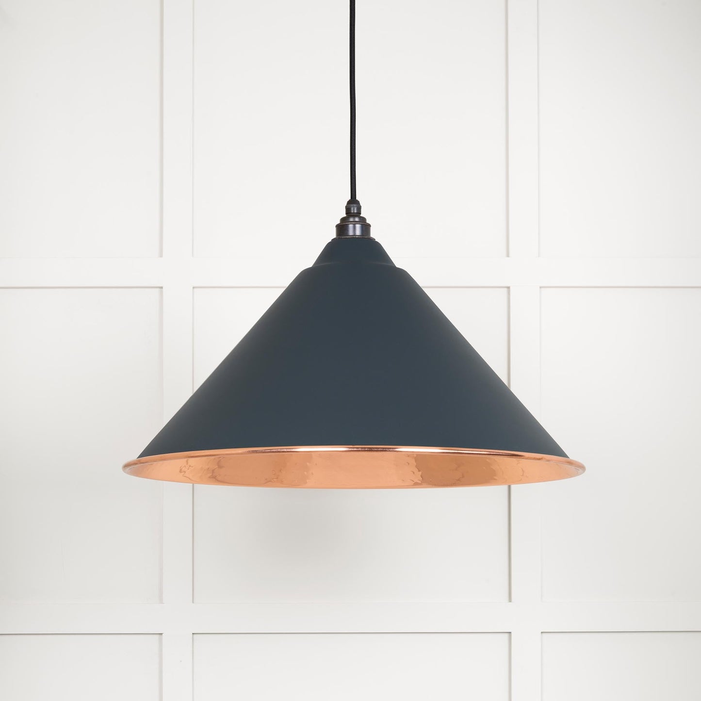 From The Anvil Hammered Copper Hockley Pendant