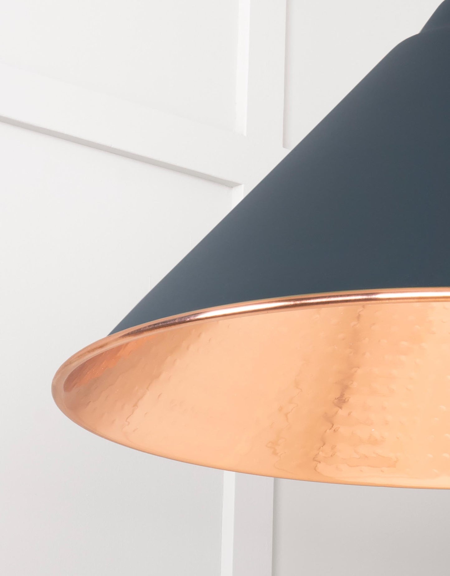 From The Anvil Hammered Copper Hockley Pendant