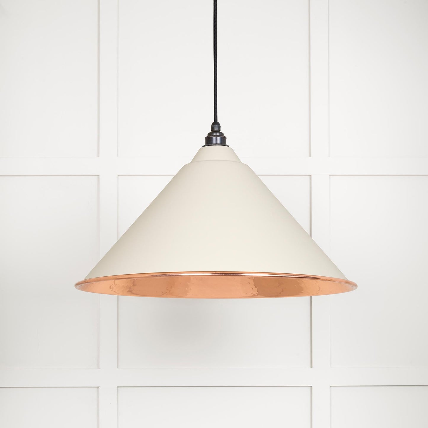 From The Anvil Hammered Copper Hockley Pendant