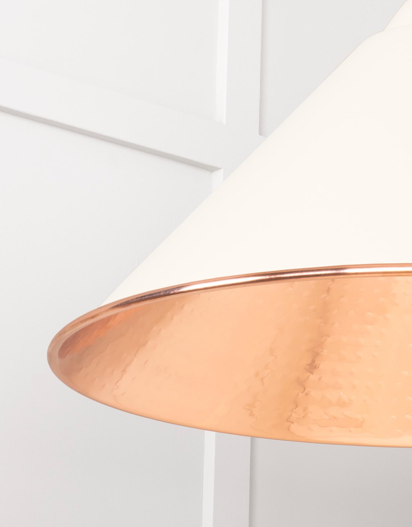 From The Anvil Hammered Copper Hockley Pendant