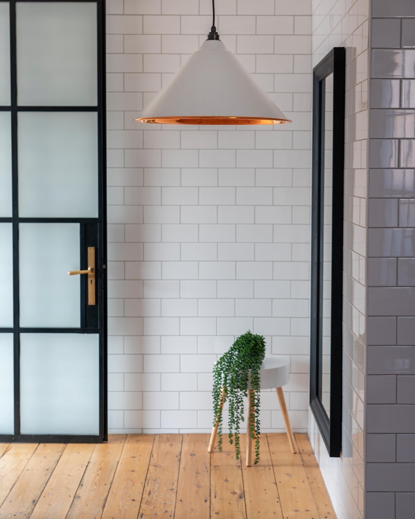 From The Anvil Hammered Copper Hockley Pendant