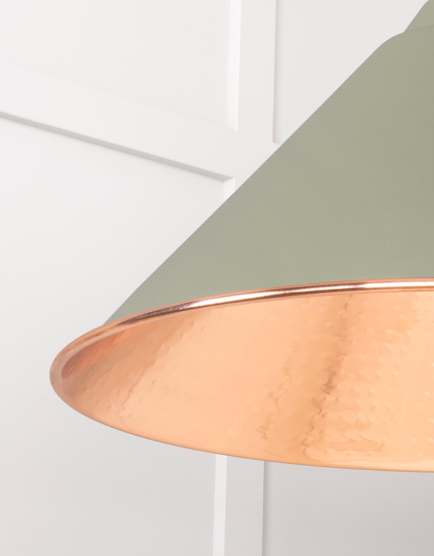 From The Anvil Hammered Copper Hockley Pendant