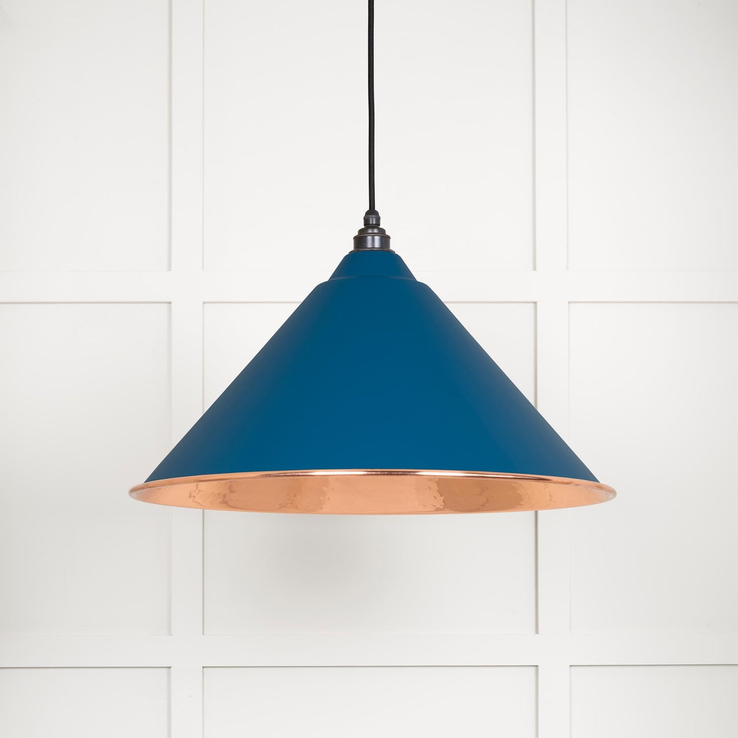 From The Anvil Hammered Copper Hockley Pendant