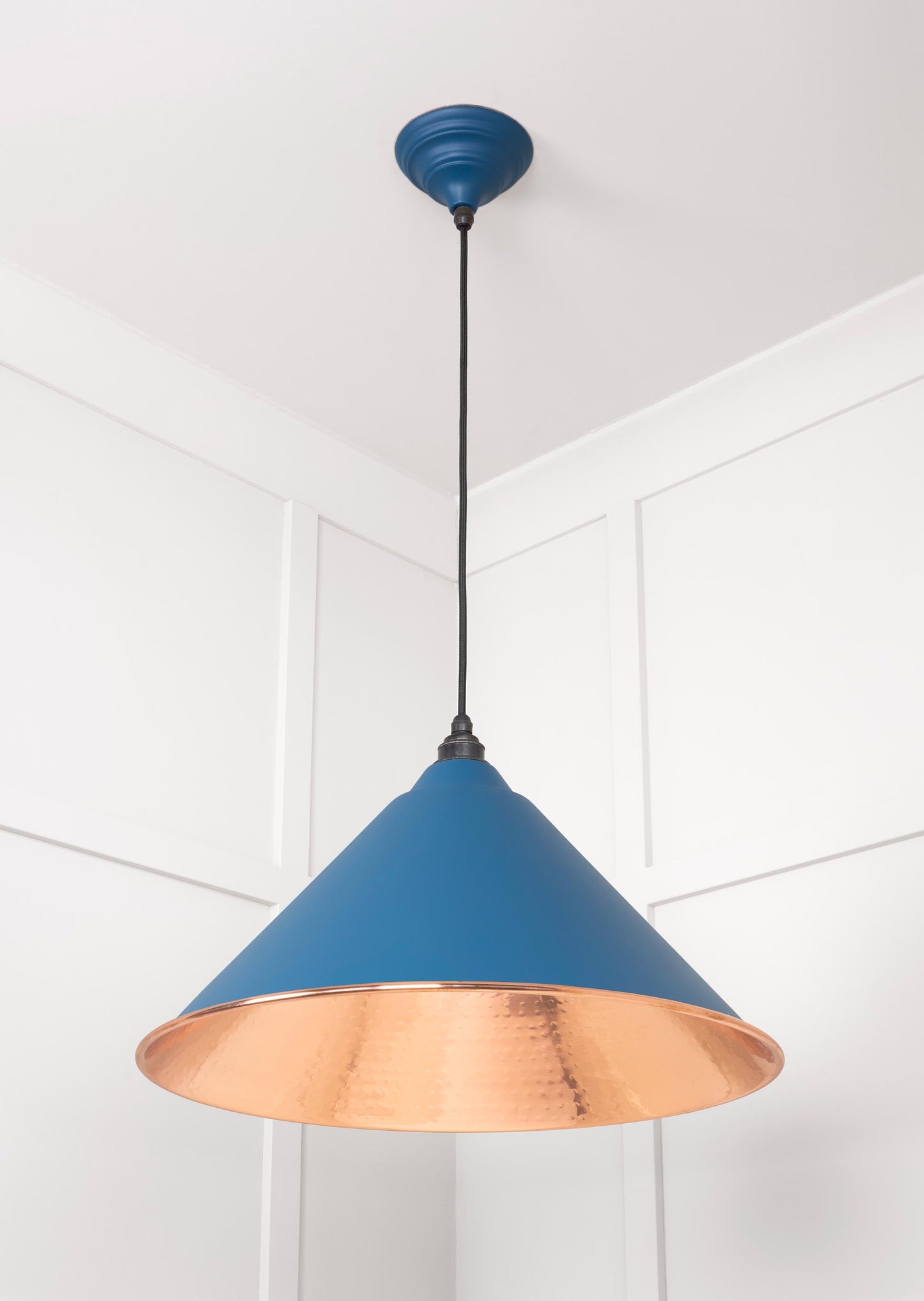 From The Anvil Hammered Copper Hockley Pendant