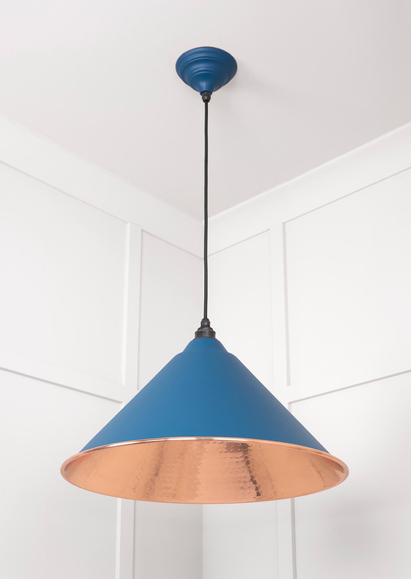From The Anvil Hammered Copper Hockley Pendant