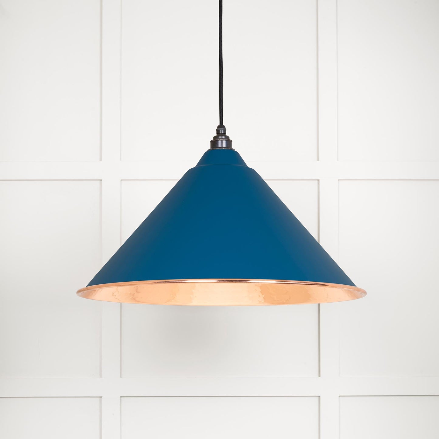 From The Anvil Hammered Copper Hockley Pendant
