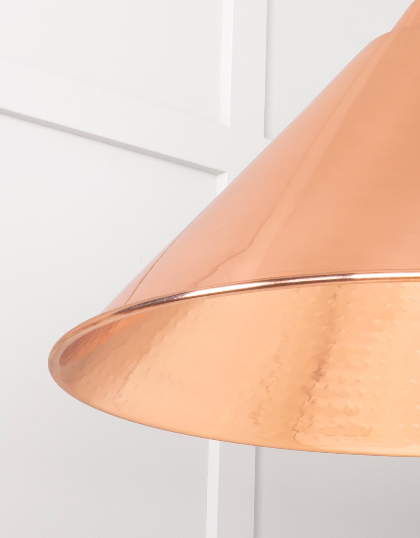 From The Anvil Hammered Copper Hockley Pendant