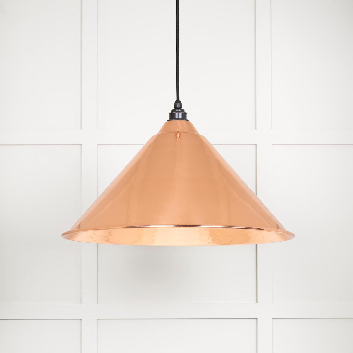 From The Anvil Hammered Copper Hockley Pendant
